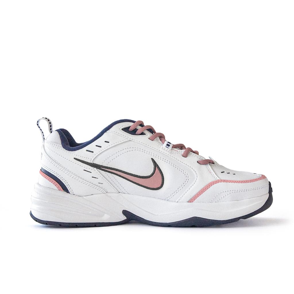 Nike Air Monarch 4 Sunset Drunk Slip Resistant Abrasion Resistant Low top Chunky Sneakers Unisex White Pink 415445-102(Team354-)