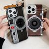 Мягкий чехол для телефона с винтажным классическим узором камеры для iPhone 15 16 17 Pro Max 17Air 16E 14 Plus 13 12 Mini Ударопрочная задняя крышка