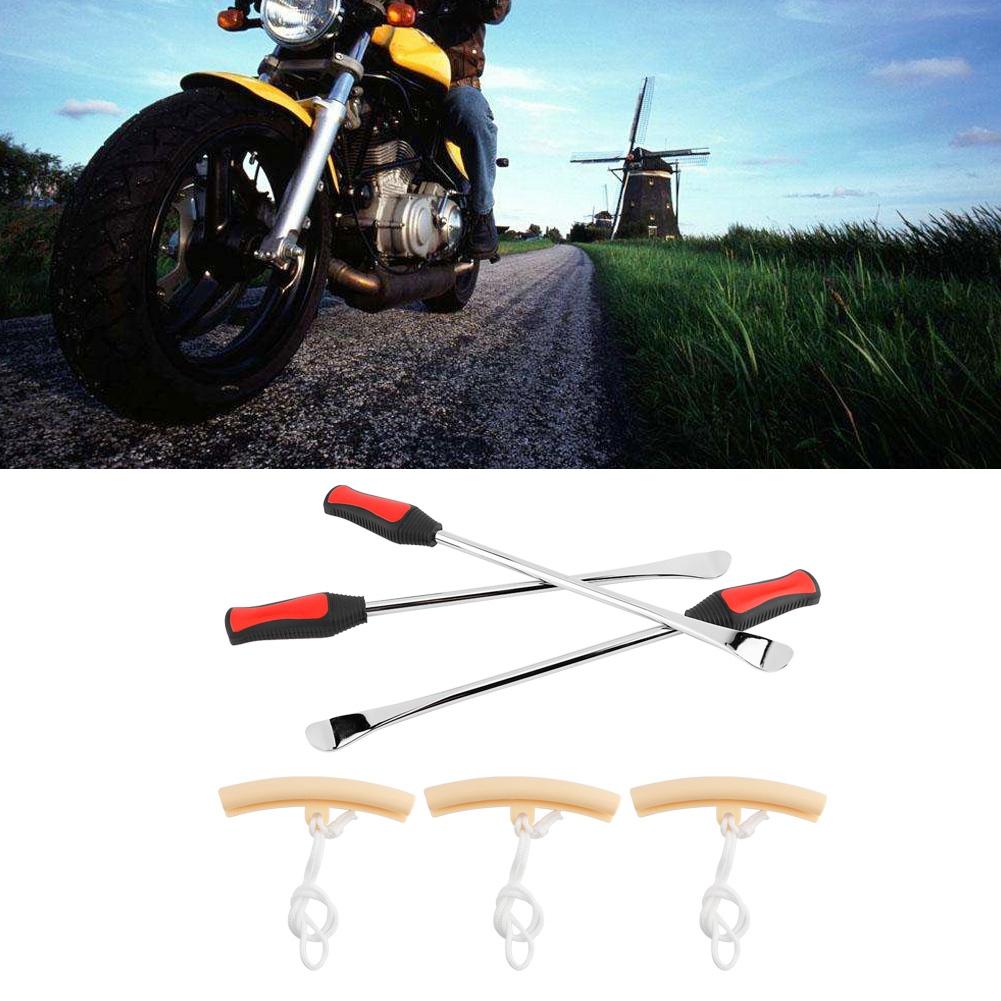 14.5inch Motorcycle Tire Wheel Changing Spoons Lever Iron Rim Protector Tool Kit
