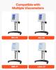 Rotary Viscometer Rotor, 1-80 cP, 0# Viscometer Spindle, Stainless Steel, with Storage Case, for NDJ-5S NDJ-8S SNB-2T and LVDV-2T Laboratory Digital