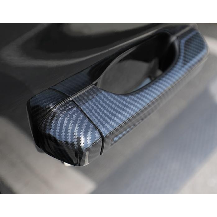 Car Side Door Grab Handle Decoration Cover Tailgate Handle Stickers for Jeep Wrangler JL 2018-2023 4-Door Exterior