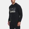 Under Armour Johnson Series Logo Print Fleece Training Hoodie Men Hoodies Black 1367109-001
