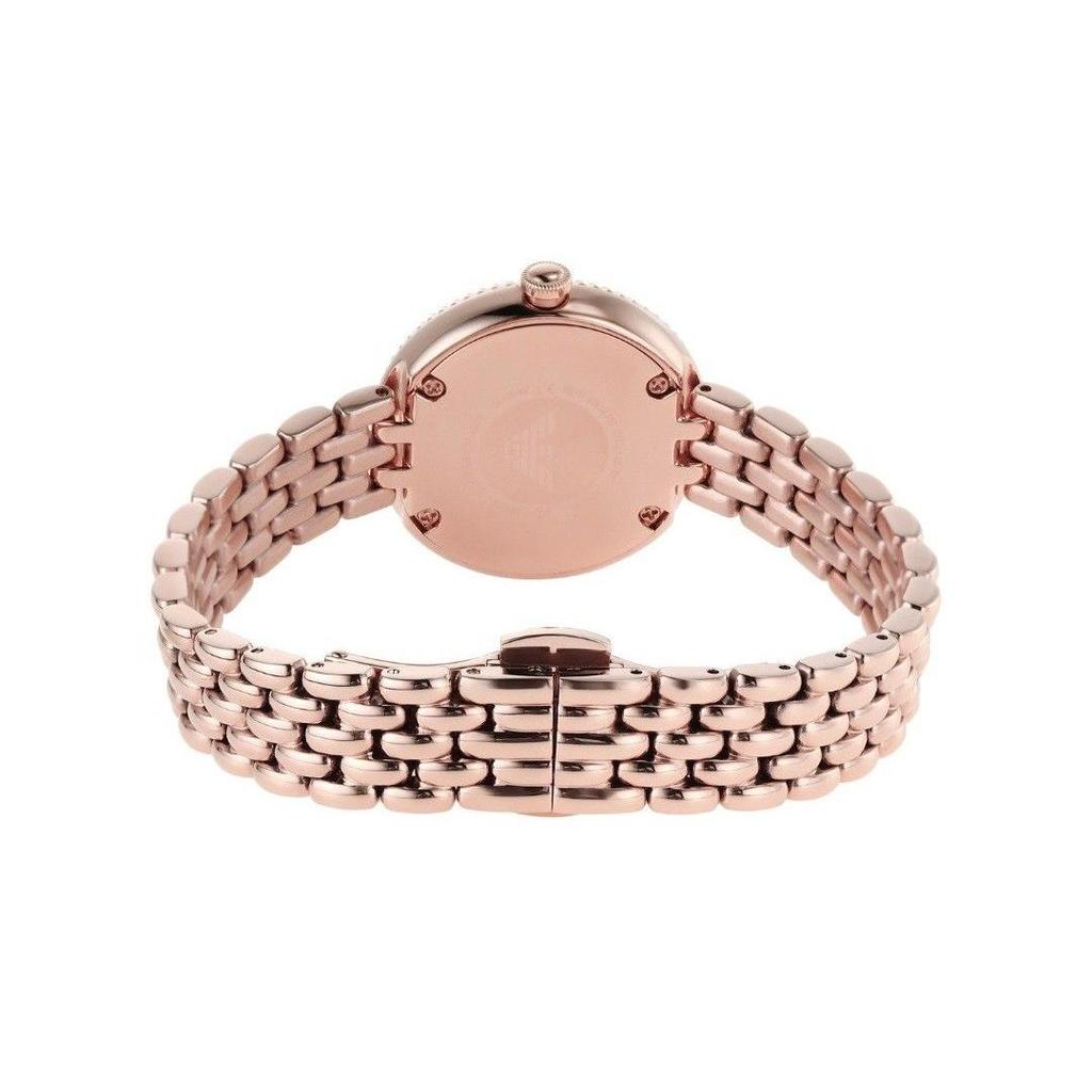 Used Women's watch Emporio ARMani analog watch stainless steel rose gold