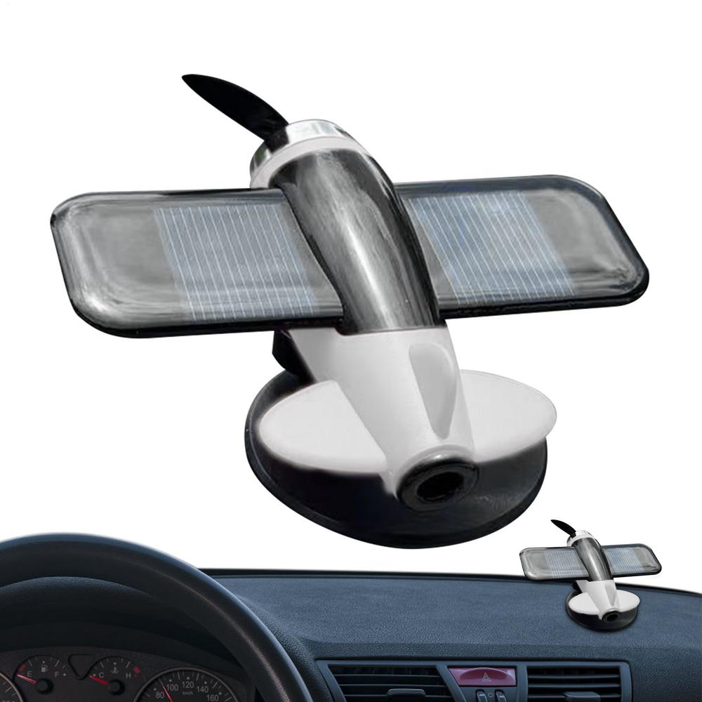 Solar Airplane Spinner Solar Energy Plane Car Dashboard Decor Sun Operated Car Interior Decoration Accessories For Dashboard