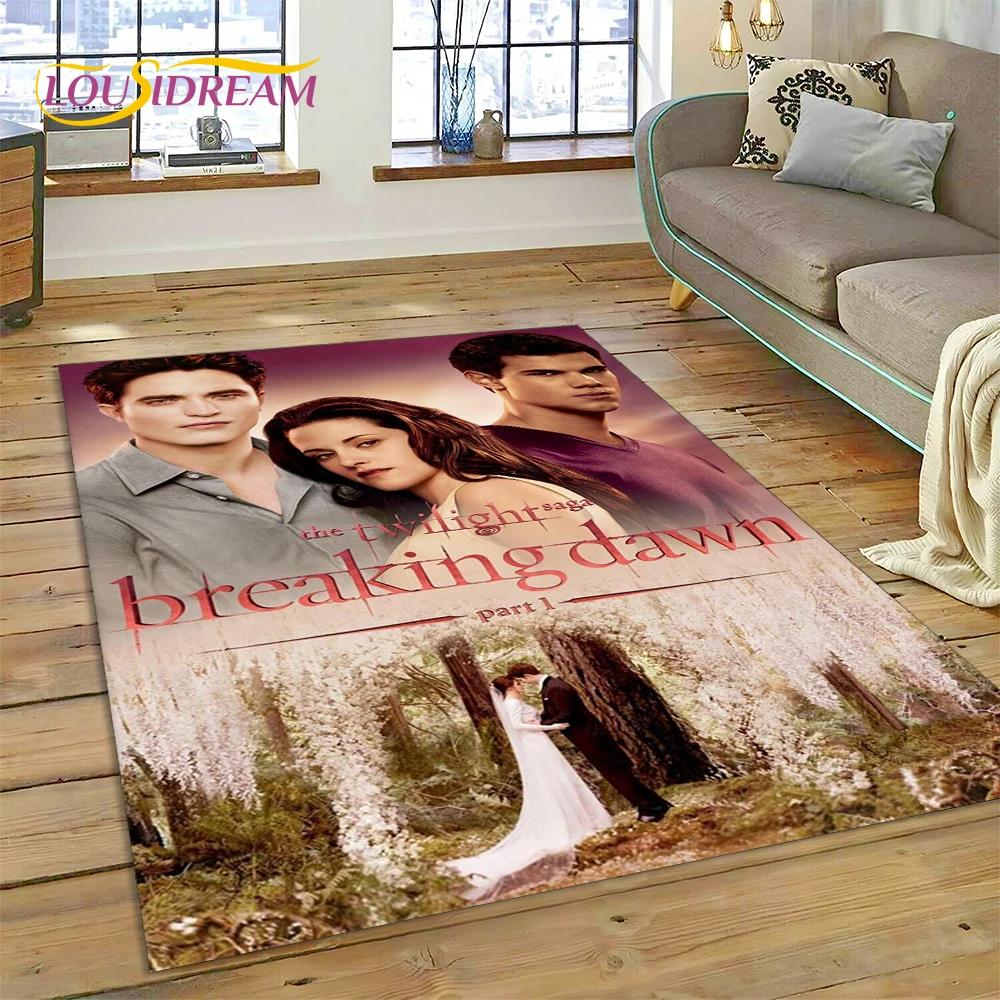 3D Сага «Сумерки» Эдвард Белла Ковер для гостиной спальни домашнего декора, напольный коврик противоскользящее украшение для дивана придверный коврик