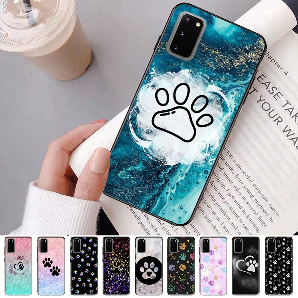 Чехол для телефона с собачьей лапой для Samsung S 9 10 20 21 22 23 30 23plus lite Ultra FE S10lite Fundas