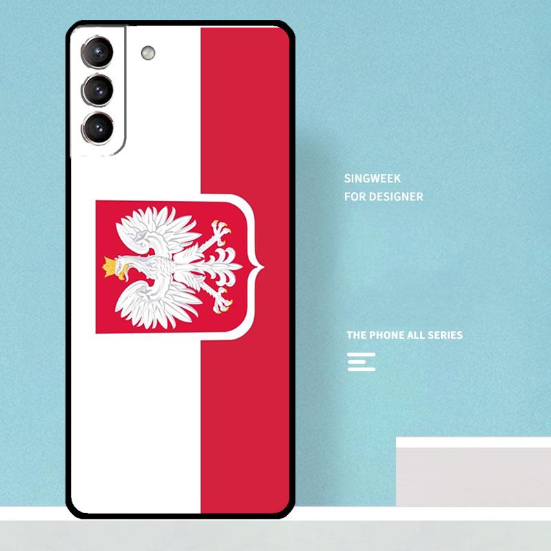 Poland Flag Case For Samsung Galaxy S24 Ultra S21 S22 S23 Plus Note 10 Note 20 S8 S9 S10 S20 FE Coque
