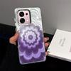 Чехол для OPPO A6 Pro 4G/5G, переливающийся градиентный цветочный прозрачный чехол, противоударная защита объектива камеры