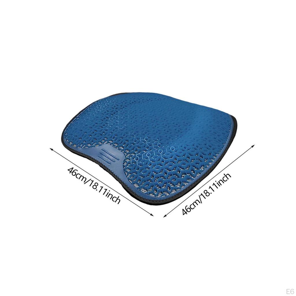Car Seat Gel Cushion with Honeycomb Structure, Non-Slip Chair Pad for Drivers