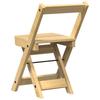 Dining Chairs Foldable 4 pcs Corona Honey Wax Brown Solid Wood