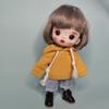 Handmade Doll Hoodies Causal Wear Obitsu 11 Outfits Kids Toys OB11 Doll Clothes  1/12 BJD