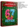 Рождественский адвент-календарь с 67 акриловыми подвесными украшениями в виде рождественской елки 24