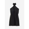 H M Halterneck Dress Black 1177420001