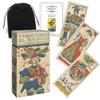 Kancharo 62-Card Tarot Card Set [Tarocchino Al Soldato - Anima Antiqua] Includes a Basic Japanese Tarot Card Instruction Manual and Pouch (Authentic)