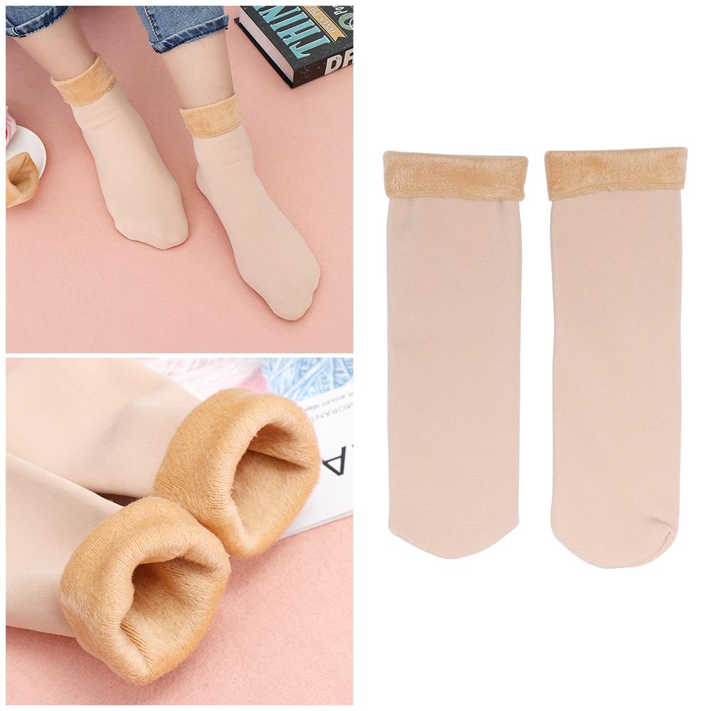 Winter Warmer Snow Boots Thermal Velvet Floor Stocking Wool Hosiery Thicken Socks Cashmere