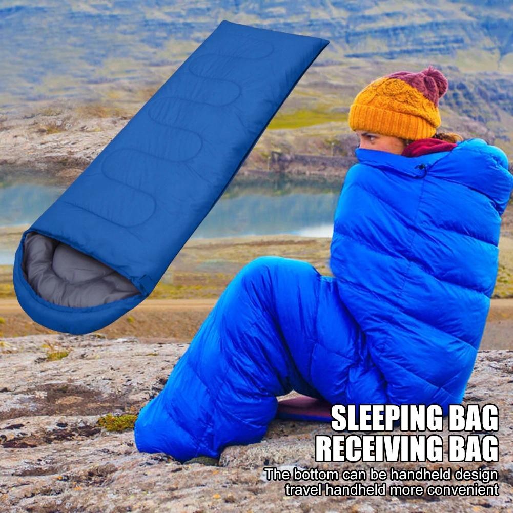 Mummy Sleeping Bag 1Kg Thick Warm Cotton Filling Sleeping Bag