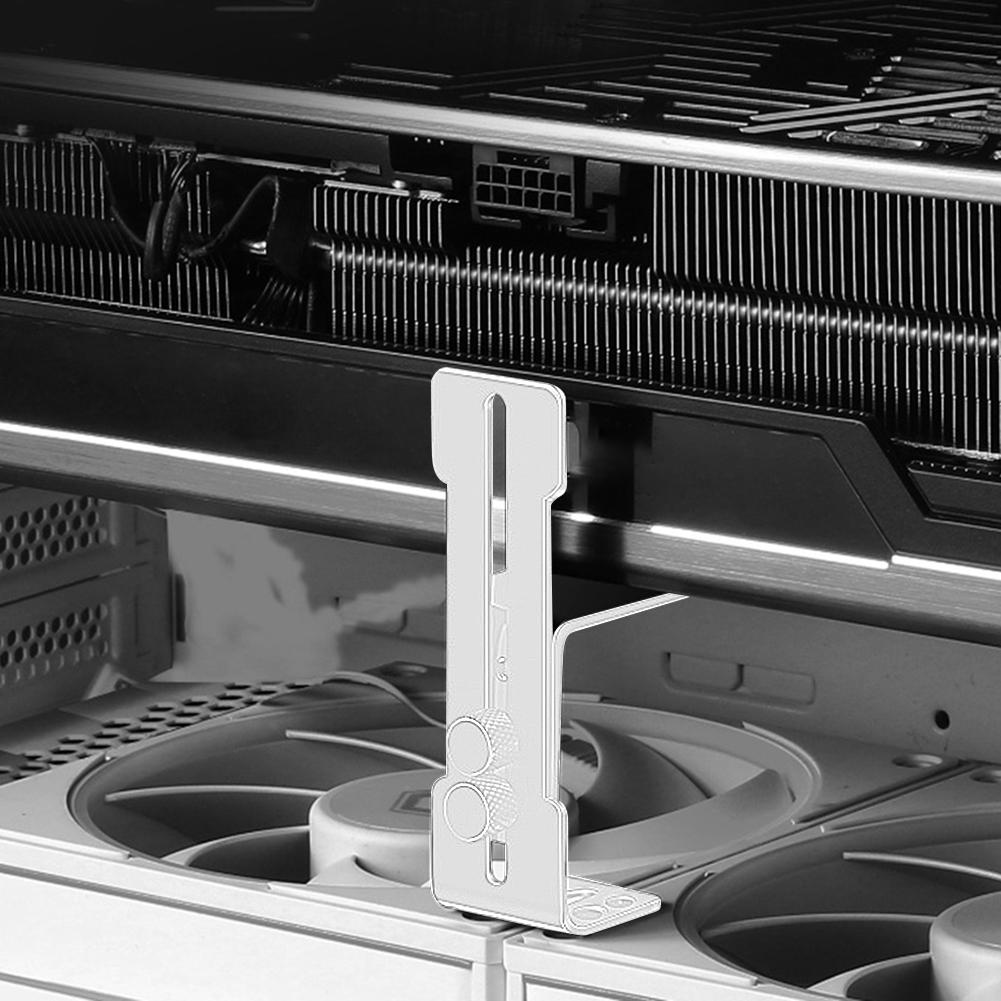 Корпус 12 см Положение вентилятора Поддержка GPU Рама 6-96 мм Раздвижной Регулируемый Держатель Видеокарты Компьютера Предотвращает Провисание Для RTX 4090