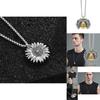 Retro Punk Style Sunflower Totem Necklace For Men Women Hip Hop Jewelry Accessory