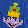 Sesame Street Unisex Adult Count von Count Nutcracker Christmas Sweatshirt