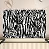 Zebra-stripe Floor Mat Bathroom Mat Kids Room Bedroom Decoration Balcony Anti-Slip Doormat Living Room Bedside Area Rugs