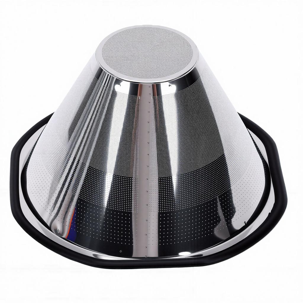 Многоразовый кофейный фильтр для капельных воронок Kalita Wave 185, легко моющийся, конусный, из нержавеющей стали