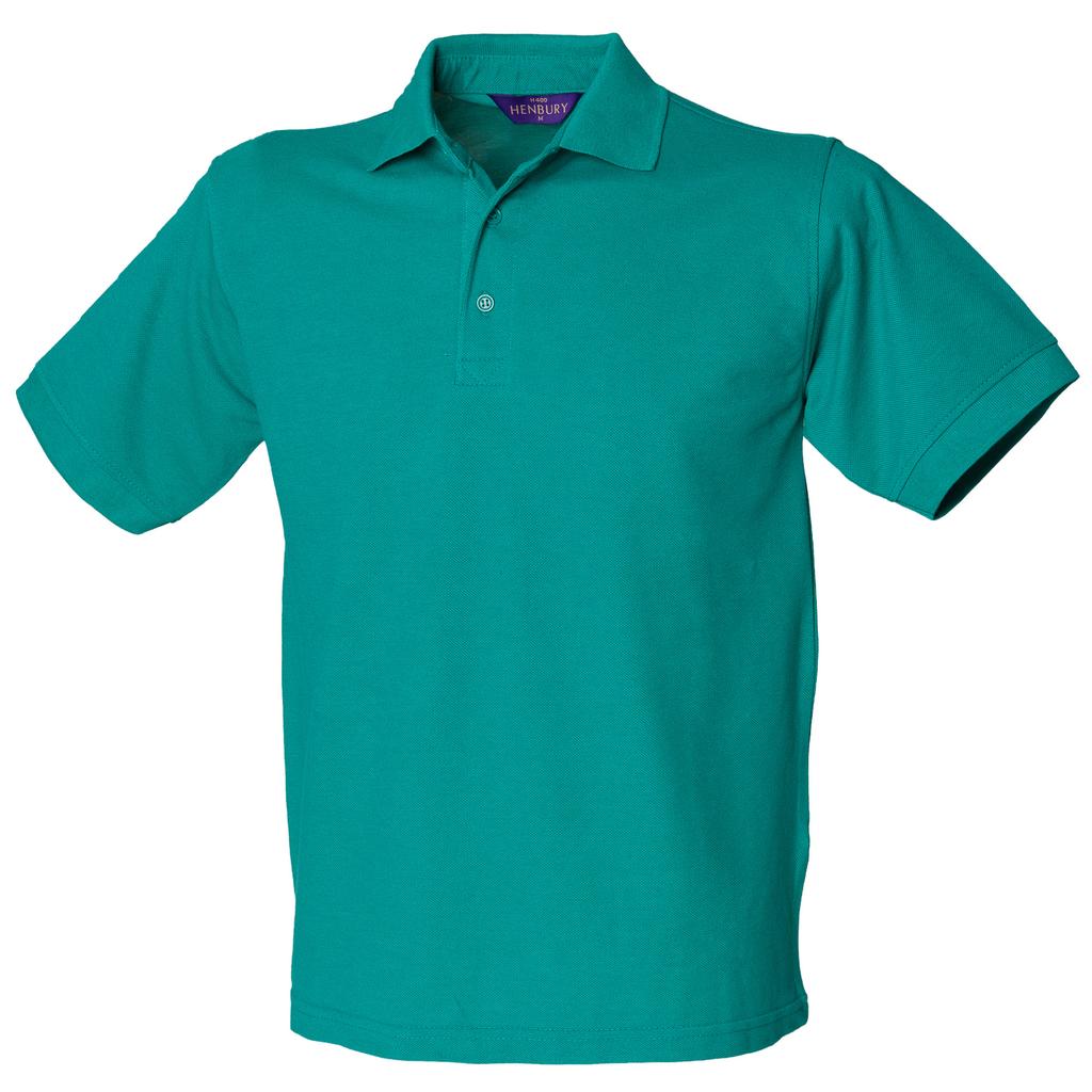 Henbury Mens Short Sleeved 65/35 Pique Polo Shirt