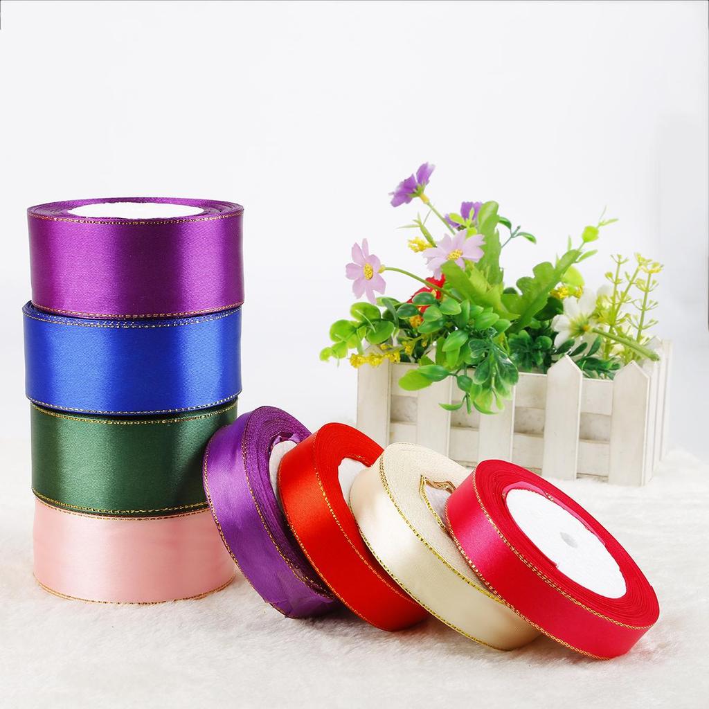 Silk Satin Ribbon Phnom Penh Wedding Party Home Decoration Gift Apparel Flowers Packaging Bow Material