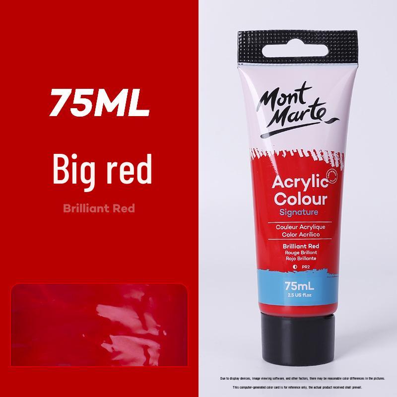 Montmartre 75ml Waterproof Non-Fading Acrylic Paint Set: Perfect for Children’s Textiles and Art Projects, Sunscreen Formula