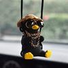 Swinging Duck Car Decoration Rearview Mirror Hanging Accessories Cool Car Hanging Accessories Love Car Hanging Accessories