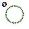 Bracelet - - Genuine Freshwater Cultured Pearl 5-6 Mm - Intense Green - Elastic - 18 Cm
