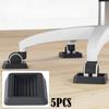 5 шт. мебельные колпачки для колес стопоры для колес захватные напольные накладки для ножек квадратные противоскользящие