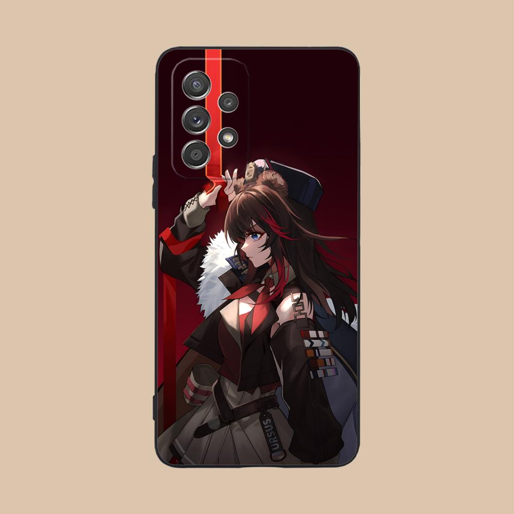 Arknights Zima Матовый ТПУ Чехол для Мобильного Телефона для Samsung Galaxy A56 55 54 53 52 51 36 35 34 23 16 15 5G Цветной Чехол