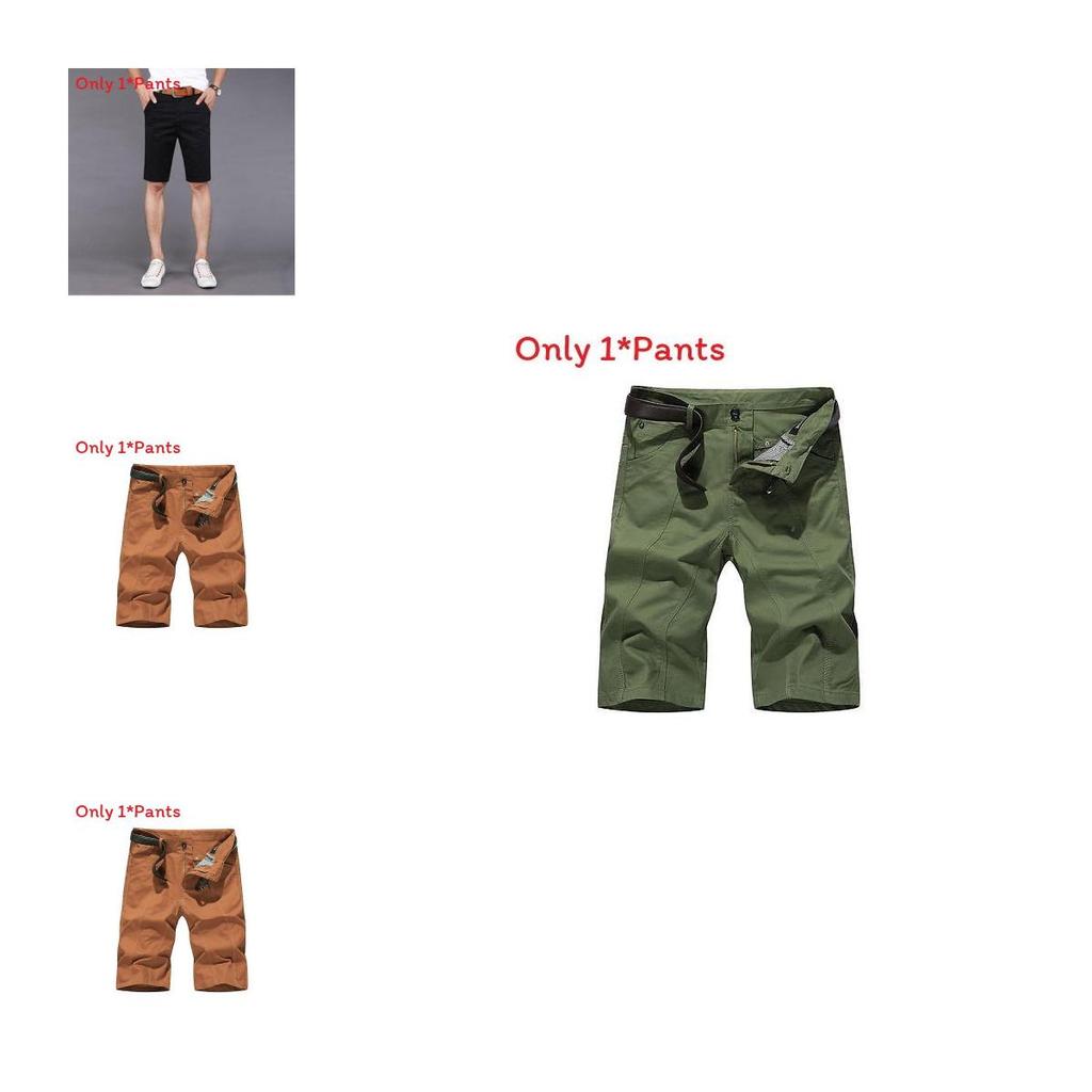 Summer Mens Cargo Shorts With Bamboo Fiber For Casual Wear And Comfort