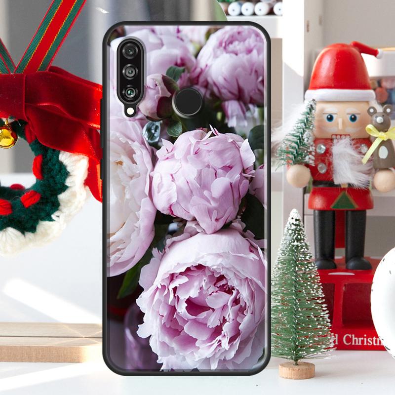 Цветы пионов лаванды для Huawei Nova 5T 9 10 SE 7i 8i 11i 12i Y73 Y72 Y61 Y91 Y60 Y70 Y90 P20 P40 P30 Lite Чехол
