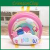 Kids Cartoon Donut Shell Backpack With Cartoon Rainbow Design For School Kids