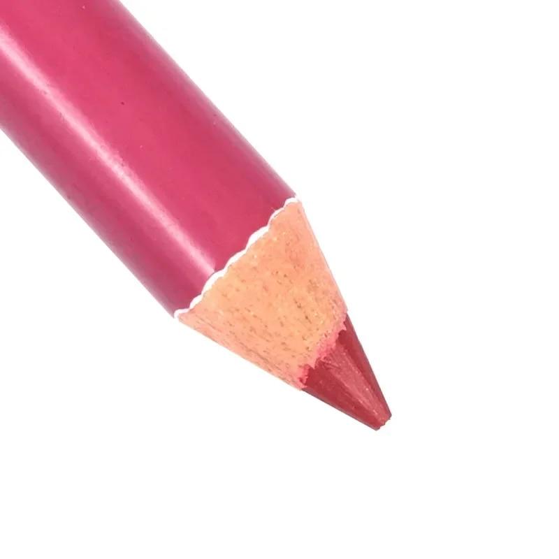 39Color Wood Lip Liner Водостойкий женский очаровательный карандаш для губ Макияж женский стойкий косметический инструмент Мягкий карандаш