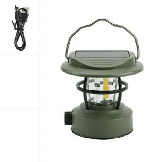 Retro Outdoor Camping Lantern - Emergency, Work, and Handheld Light for Hiking and Outdoor Use