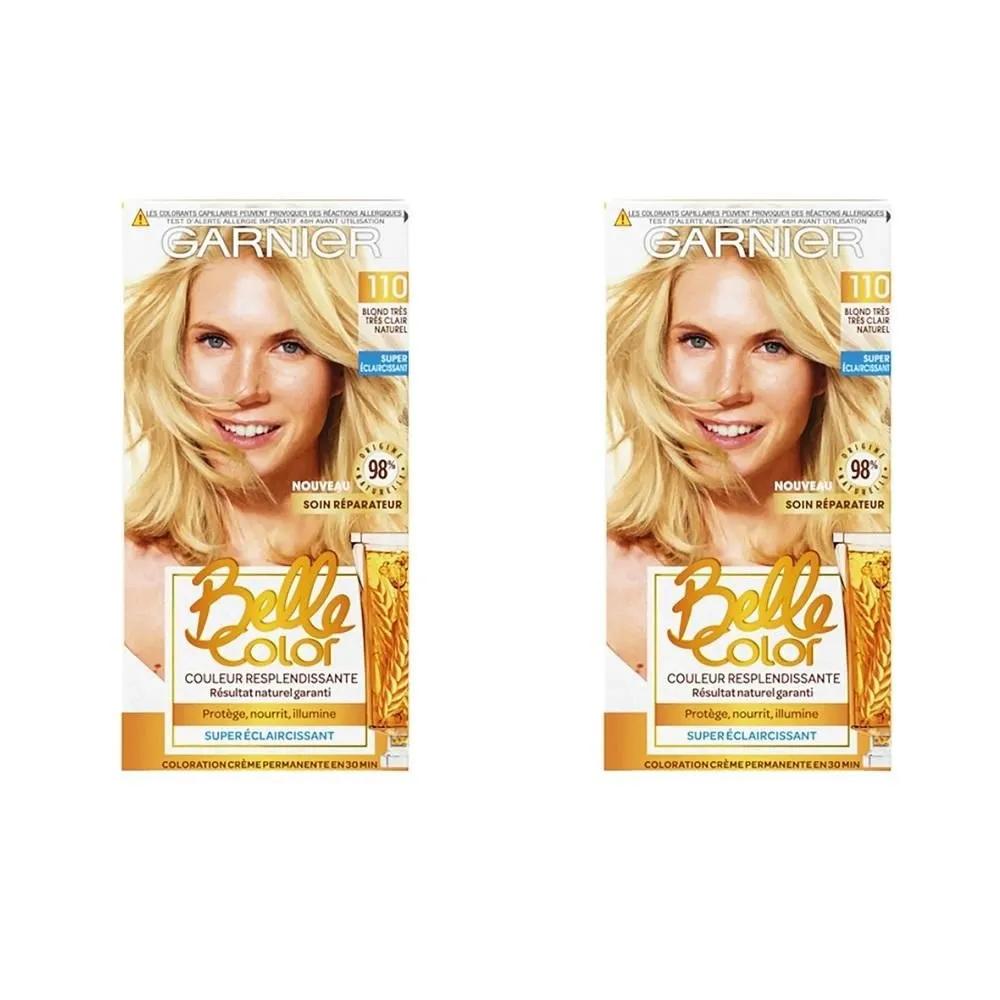 Garnier Belle Краска для волос 2 упаковки 110 Очень-очень светлый блонд Стойкая осветляющая краска 110 Очень-очень