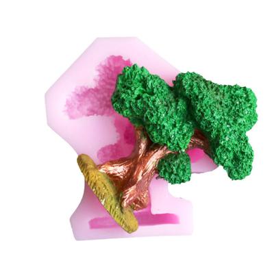 Форма дерева силиконовая форма для шоколадного торта с антипригарным покрытием DIY инструмент для декора выпечки помадкой