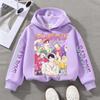 Hoodies Sweatshirts Girls Comfortable Children's Clothing Hooded Sweatshirts Printed Sports Tops Girl's Casual Hoodies Fashion Styles