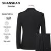 Shanshan Мужской приталенный деловой костюм
