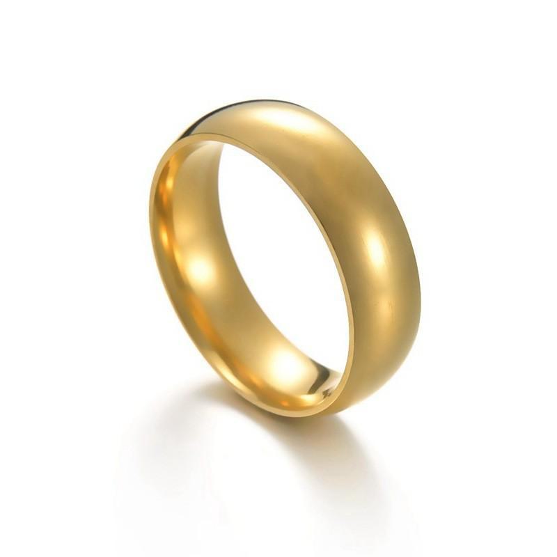 Мужское полированное изогнутое кольцо 8 мм — изящный и элегантный дизайн