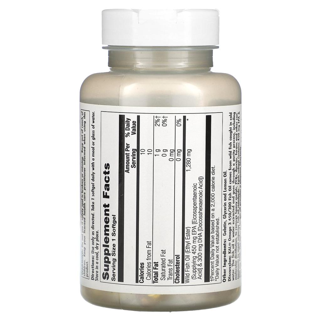 KAL Омега 3 450/300, 60 мягких капсул