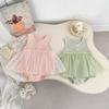 Summer Baby Girl Sleeveless Mesh Romper Princess Crawl Dress