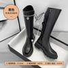 Augustine Clearance Special Long Boots Women's Autumn and Winter Thick Heel Thick Sole Retro British Street Fashion Knight Boots