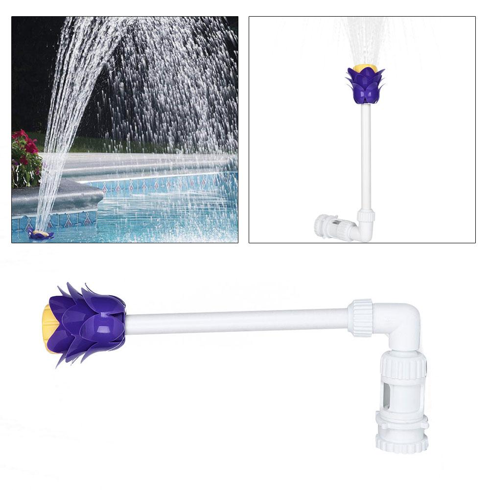 K 212 ABS Eco Friendly Non Toxic Adjustable Swimming Pool Petal Waterfall Fountain Accessory for Waterscape Decoration