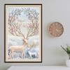 Paint with Diamonds Scenery Animals Diamond Painting Deer Full Round Landscape Picture Rhinestone Mosaic Decor Home Gift