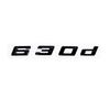 New ABS Alphanumeric Trunk Emblem for BMW 6 Series E63 E64 F06 F12 F13 - 620d 625d 628d 630d 635d 640d 645d 650d Logo Sticker