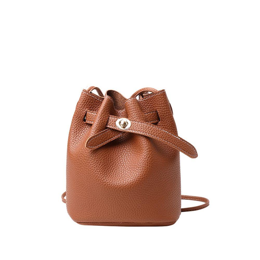 Bag Coin Purse Shoulder Pouch PU Leather Handbag Female Bag Bucket Bag Single Shoulder Bag