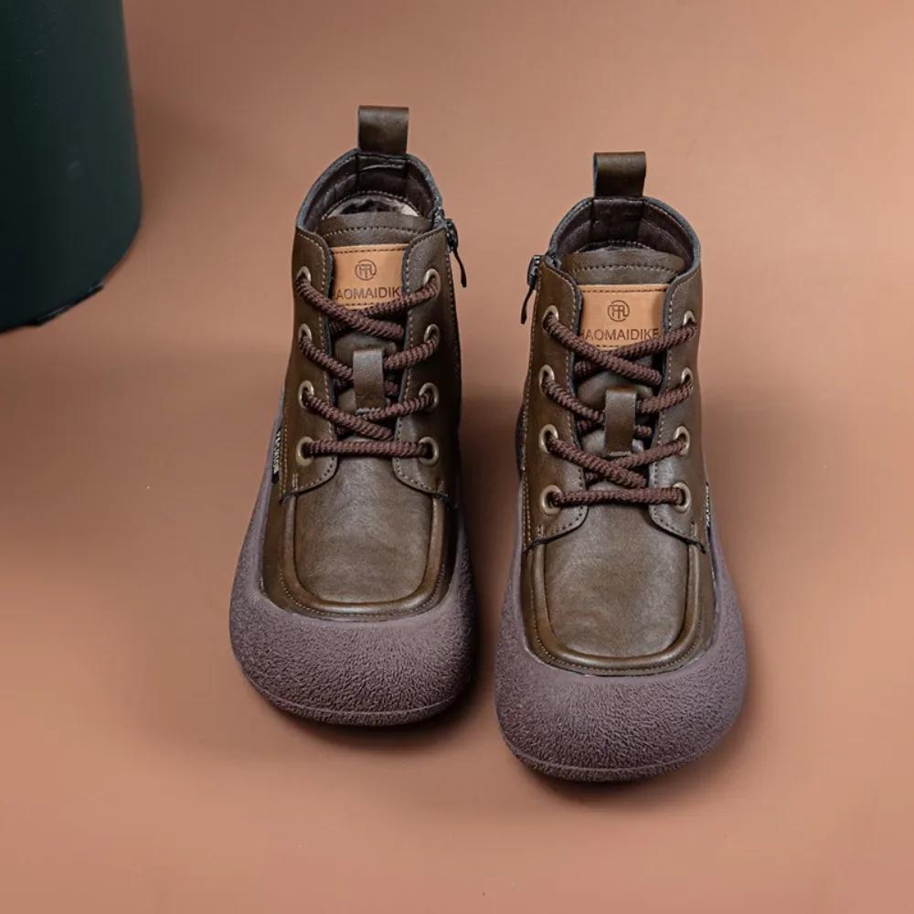 Короткие ботинки женские ботильоны для женщин новые осенне-зимние женские ботинки модные и универсальные женские туфли больших размеров 43